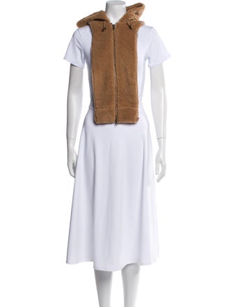 Veronica Beard Syra Scarf Dickey Shearling Dickey