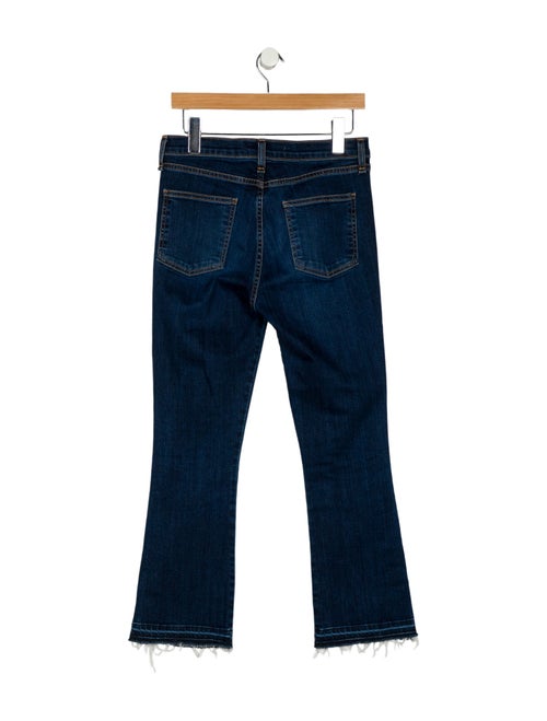 Veronica Beard Mid-Rise Straight Leg Jeans