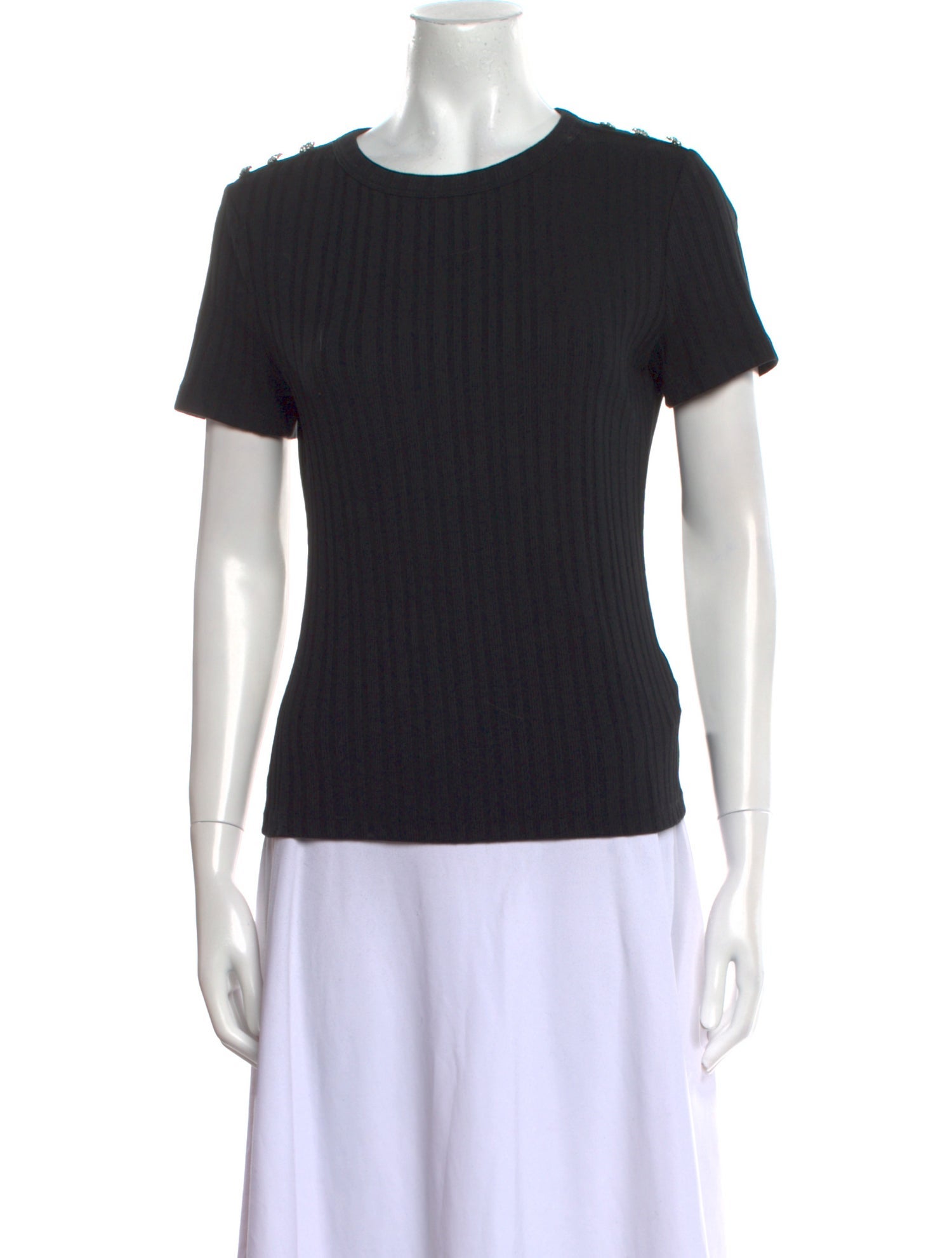 Veronica Beard Crew Neck Short Sleeve T-Shirt