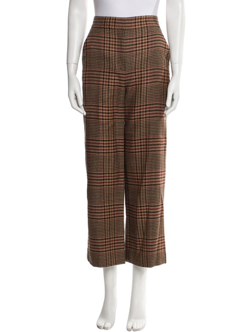 Veronica Beard Virgin Wool Wide Leg Pants