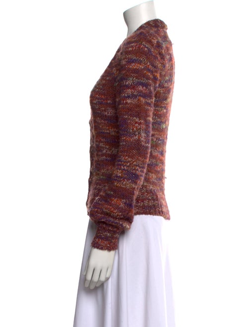 Veronica Beard Striped V-Neck Sweater