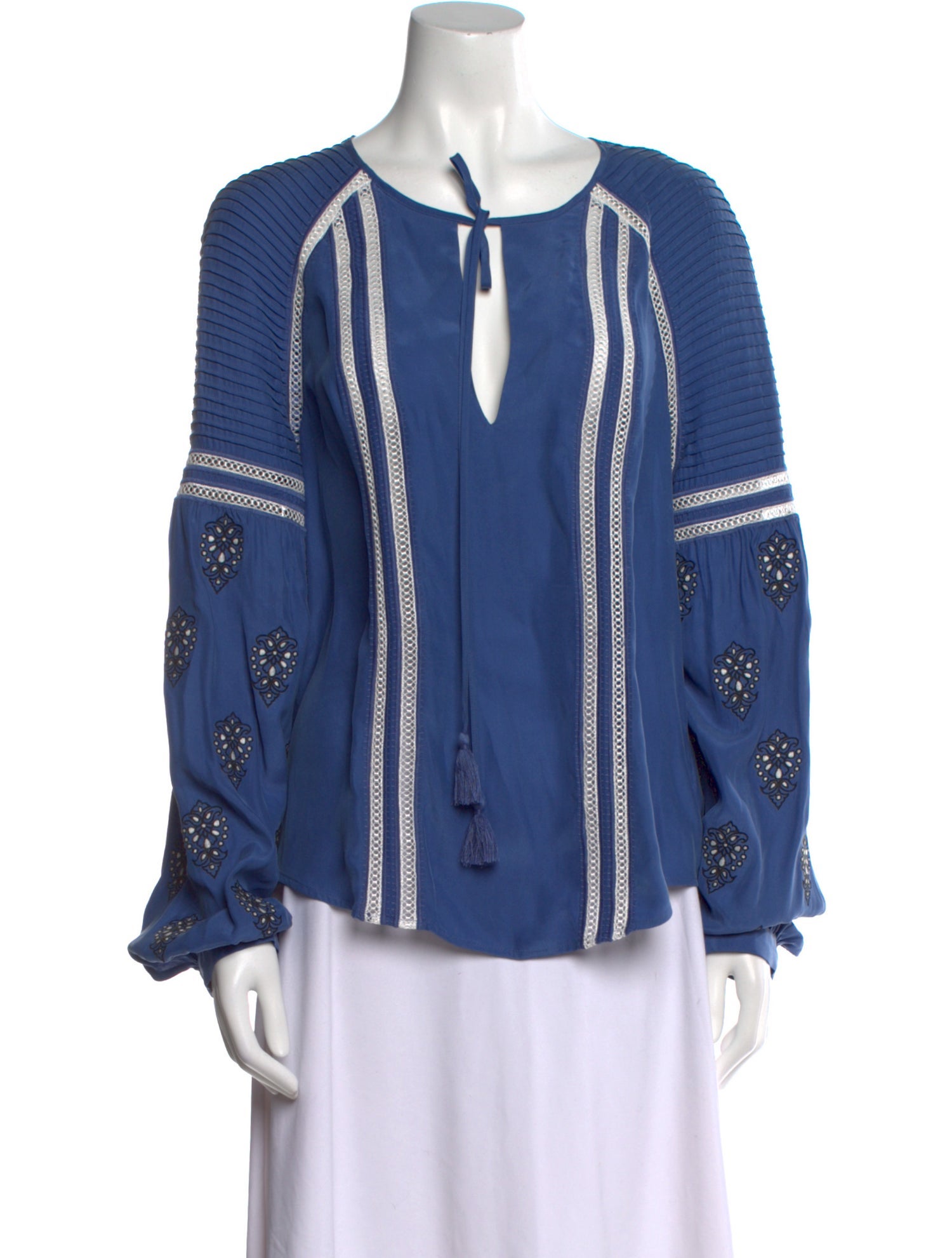 Veronica Beard Silk Printed Blouse