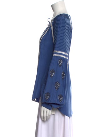 Veronica Beard Silk Printed Blouse