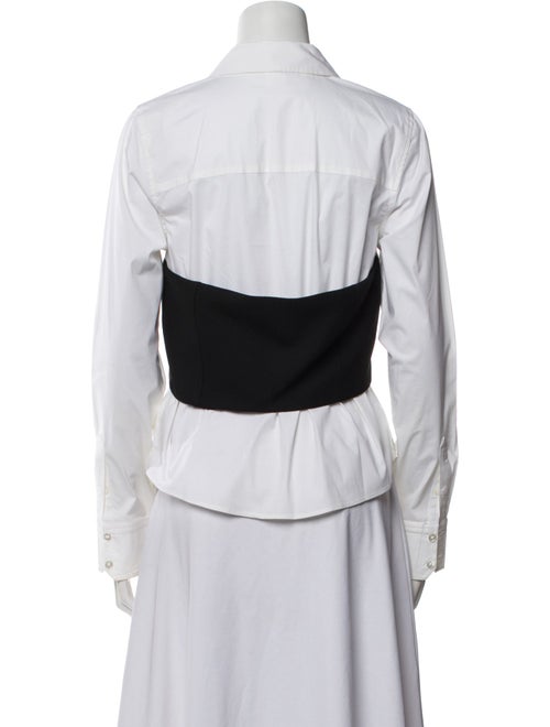 Veronica Beard Long Sleeve Button-Up Top