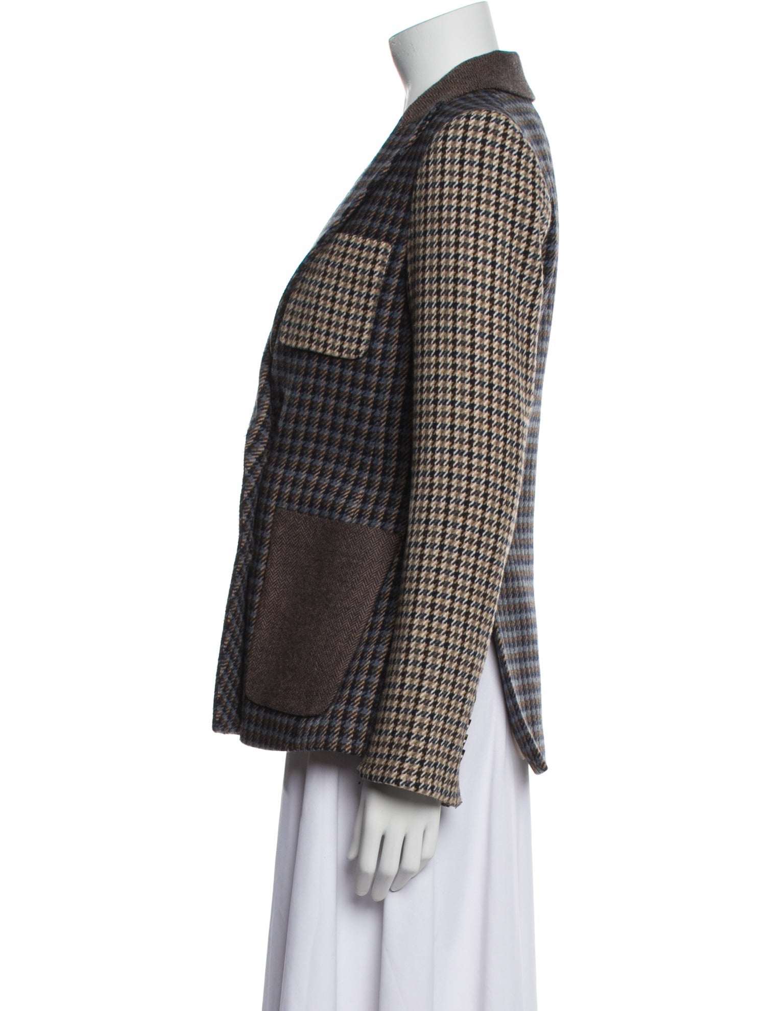 Veronica Beard Houndstooth Print Blazer