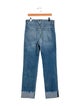 Veronica Beard High-Rise Straight Leg Jeans