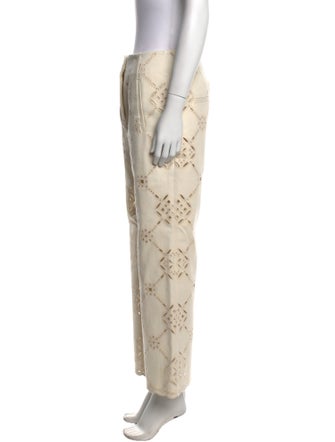 Veronica Beard Printed Wide Leg Pants