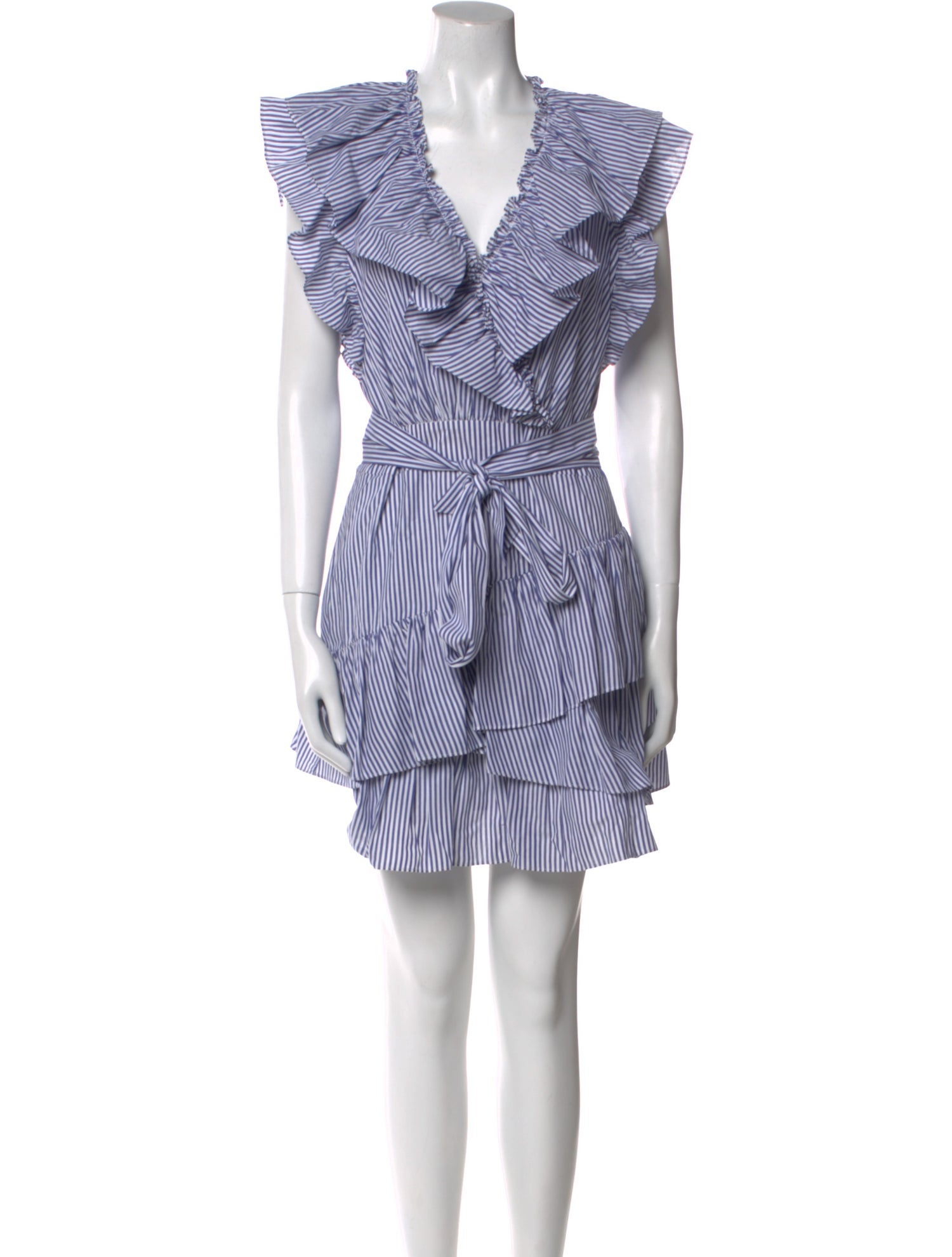 Veronica Beard Striped Mini Dress