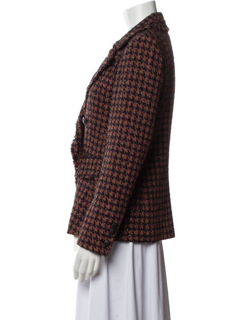 Veronica Beard Plaid Print Blazer