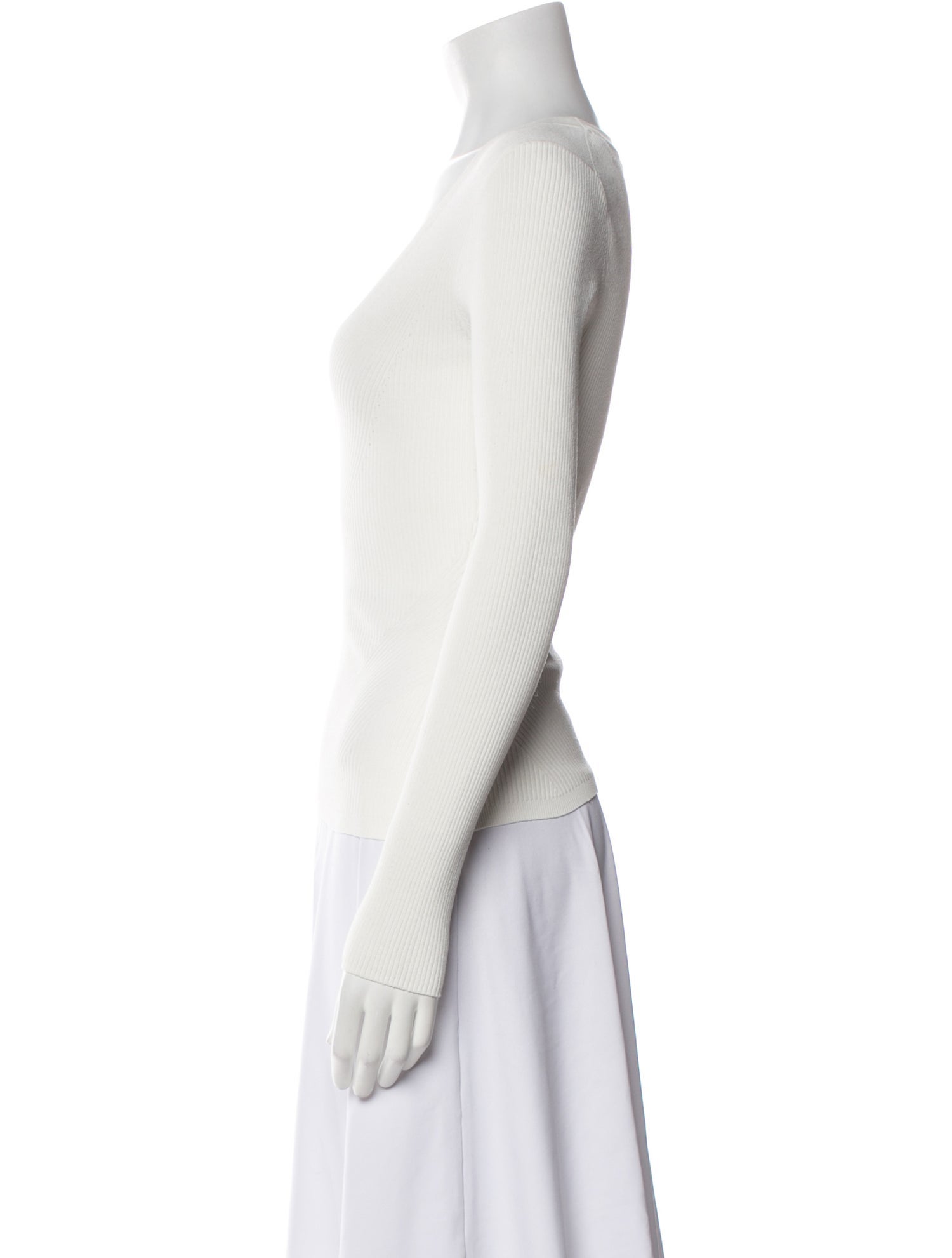 Veronica Beard V-Neck Long Sleeve Top