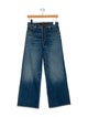 Veronica Beard Mid-Rise Wide Leg Jeans