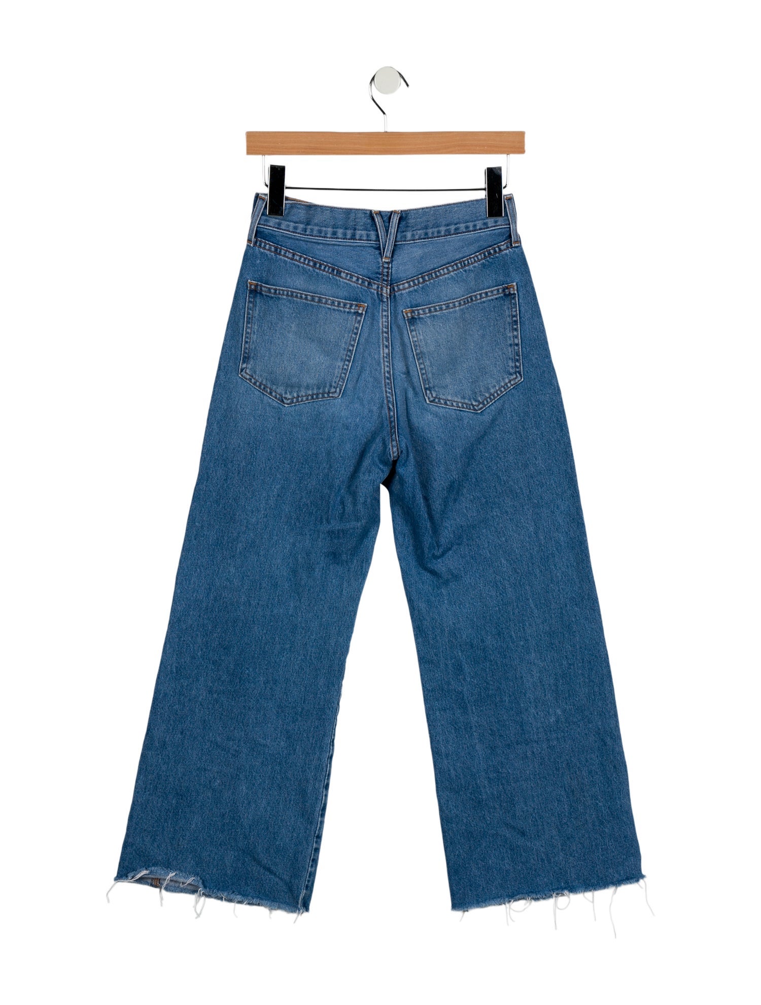 Veronica Beard High-Rise Wide Leg Jeans