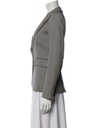 Veronica Beard Houndstooth Print Blazer