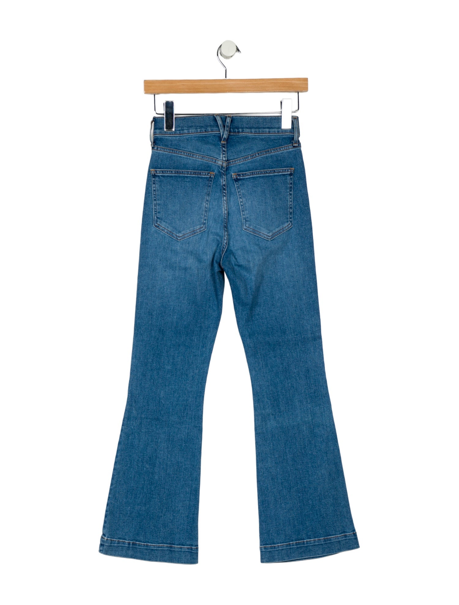 Veronica Beard High-Rise Wide Leg Jeans