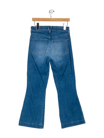 Veronica Beard High-Rise Wide Leg Jeans