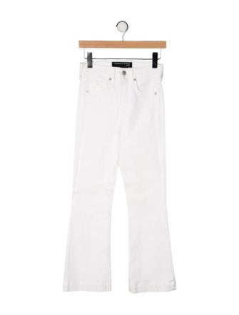 Veronica Beard Mid-Rise Wide Leg Jeans