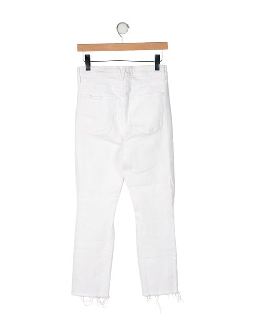 Veronica Beard High-Rise Straight Leg Jeans