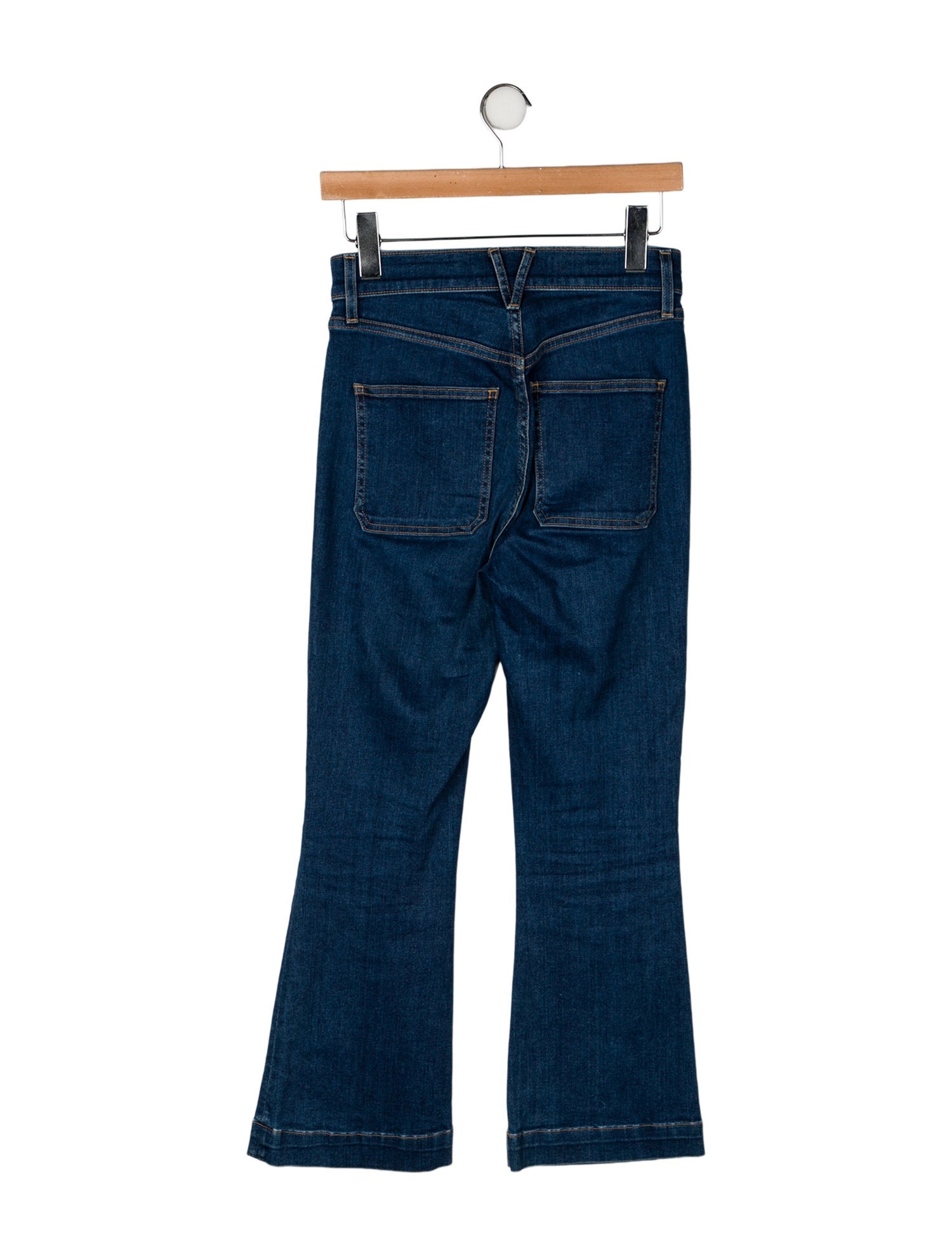 Veronica Beard Mid-Rise Straight Leg Jeans
