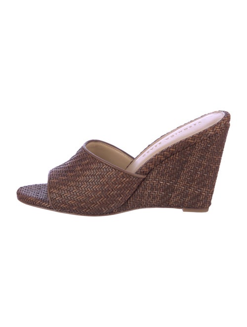 Veronica Beard Straw Slides