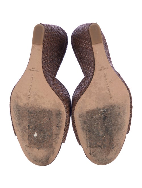 Veronica Beard Straw Slides