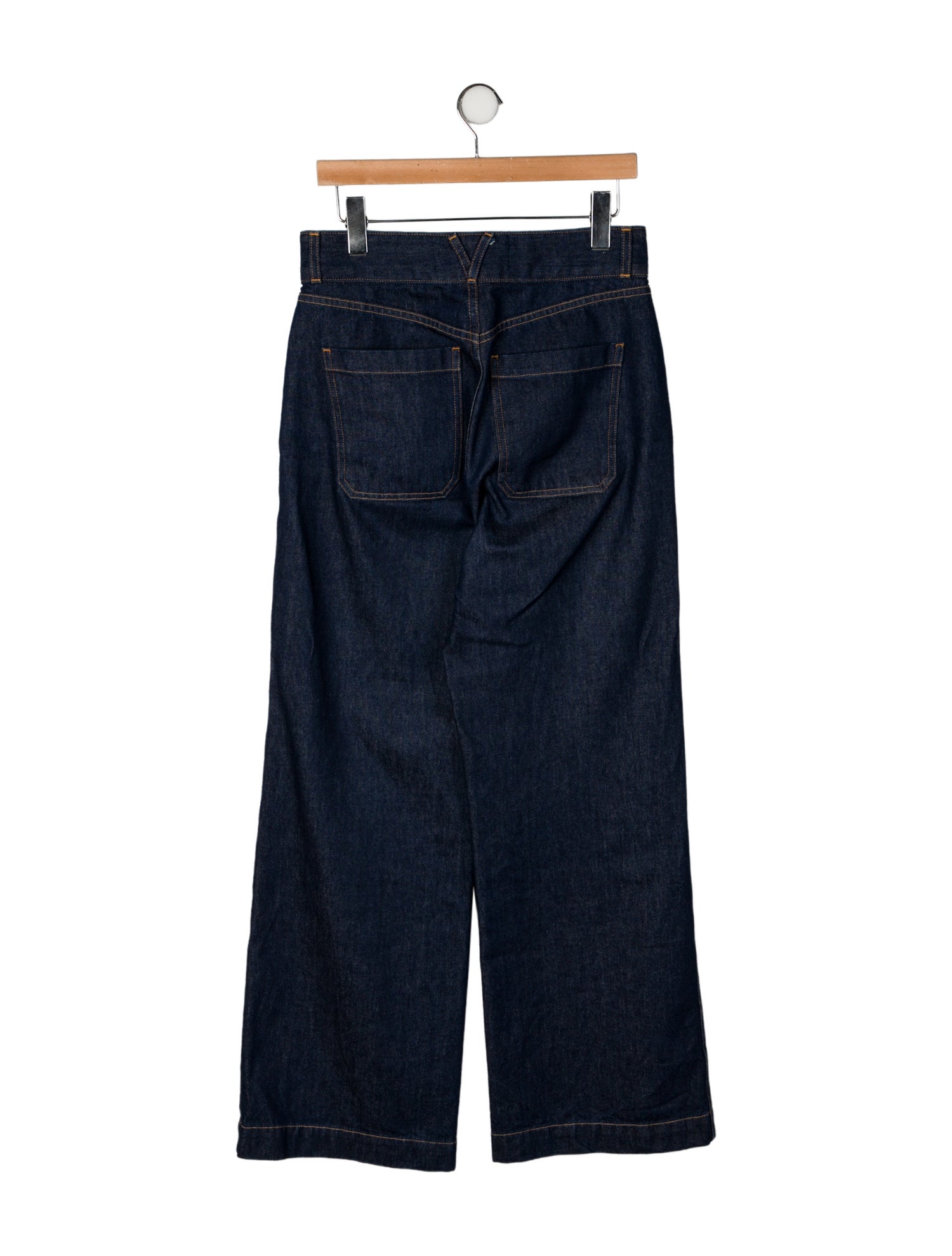 Veronica Beard High-Rise Wide Leg Jeans