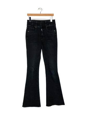 Veronica Beard High-Rise Wide Leg Jeans