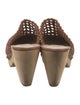 Veronica Beard Leather Studded Accents Mules