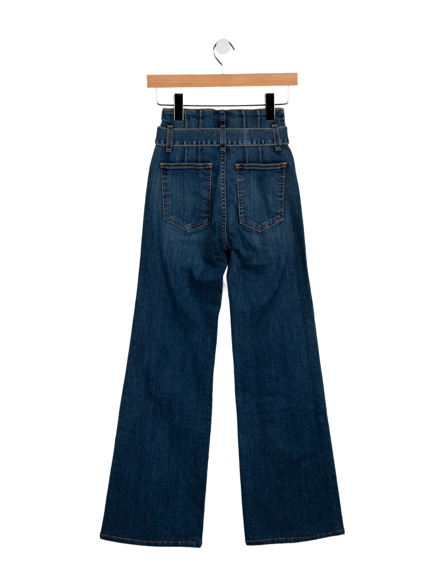 Veronica Beard High-Rise Wide Leg Jeans