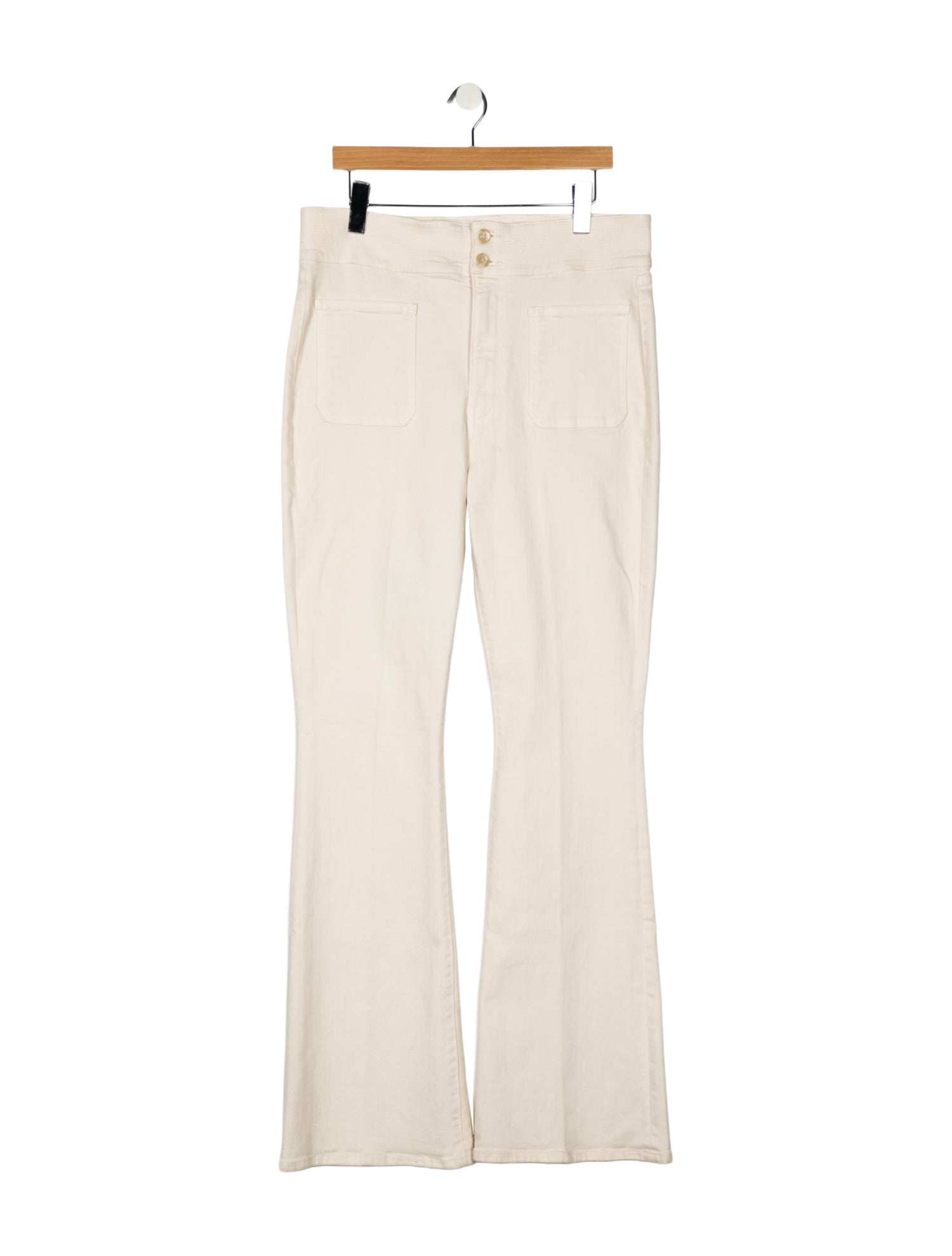 Veronica Beard High-Rise Wide Leg Jeans