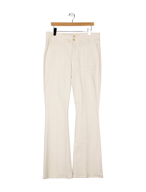 Veronica Beard High-Rise Wide Leg Jeans