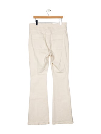 Veronica Beard High-Rise Wide Leg Jeans