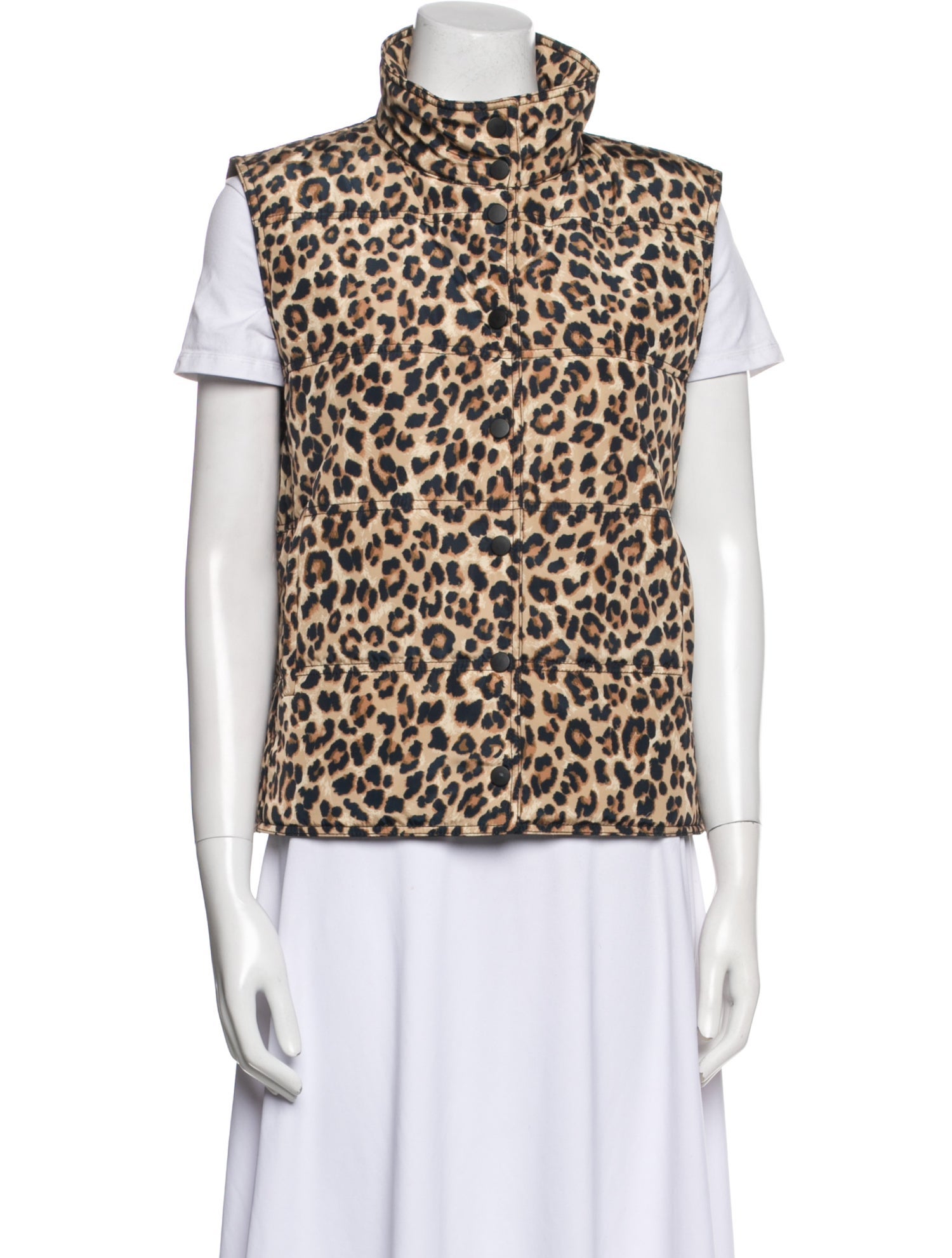 Veronica Beard Animal Print Vest