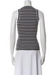 Veronica Beard Striped Scoop Neck Top