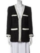 Veronica Beard Wool Tweed Pattern Evening Jacket