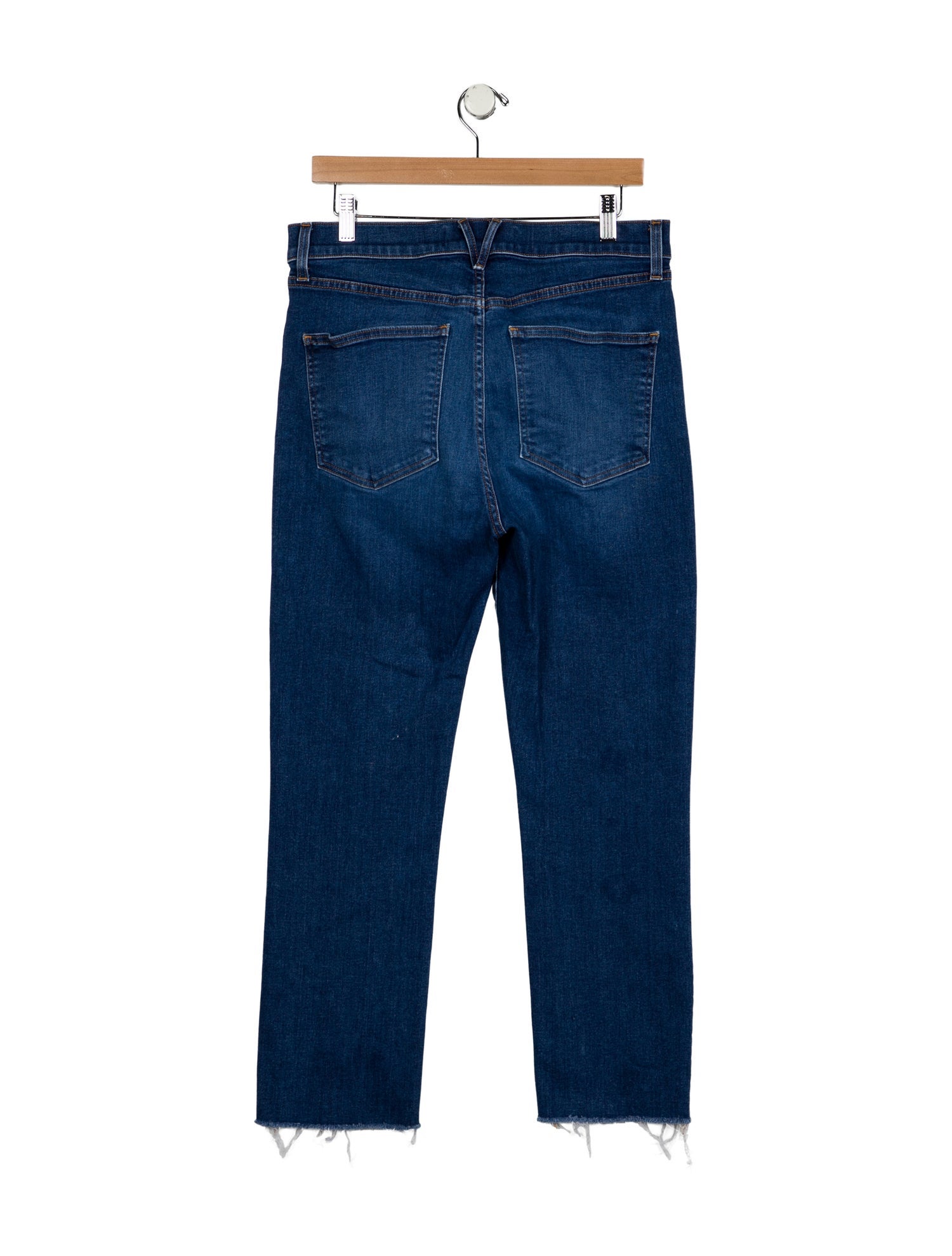 Veronica Beard High-Rise Straight Leg Jeans