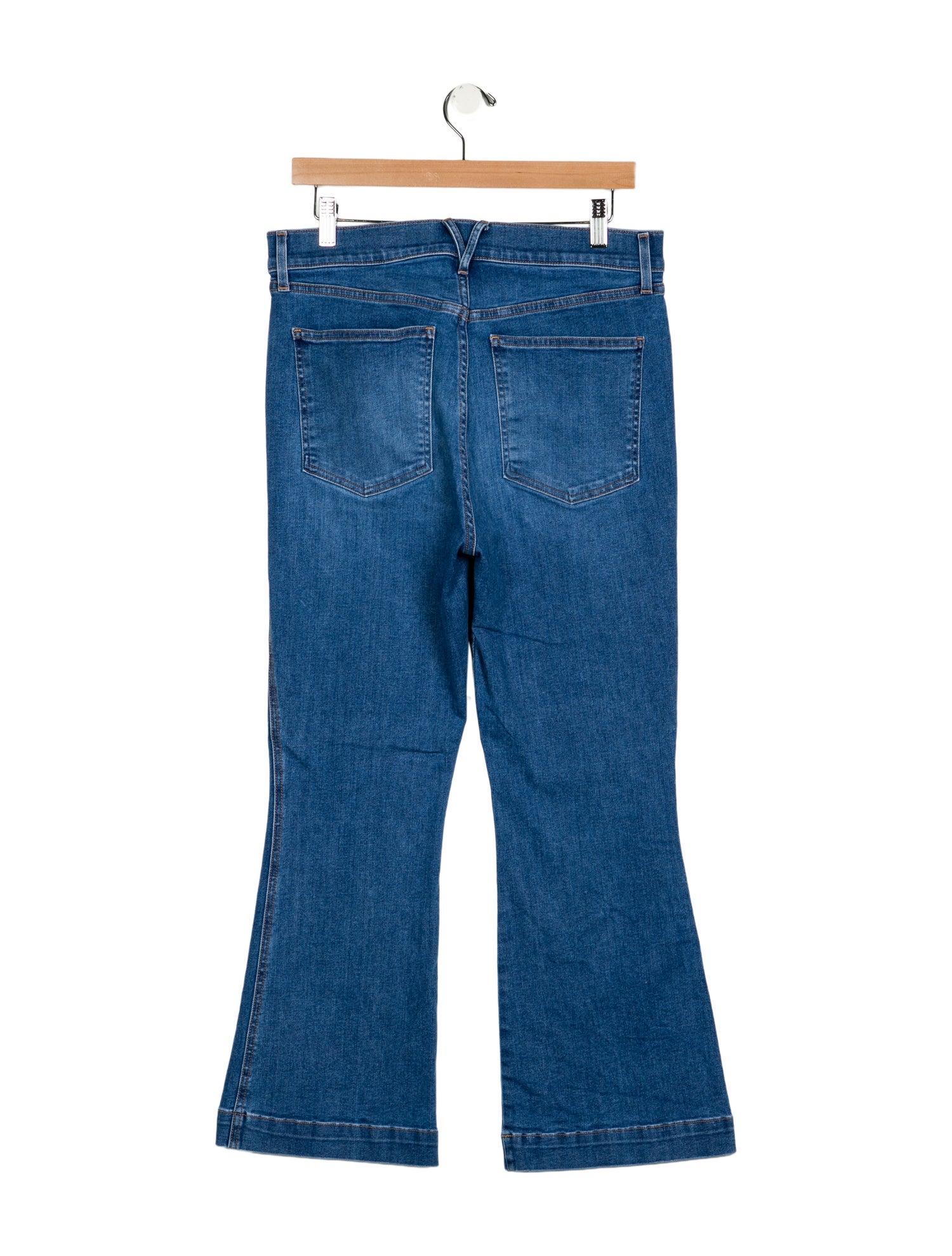 Veronica Beard High-Rise Wide Leg Jeans