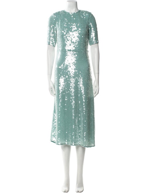 Veronica Beard Crew Neck Long Dress