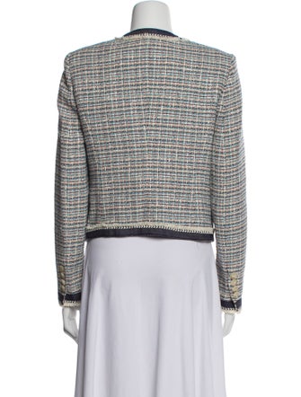 Veronica Beard Tweed Pattern Evening Jacket