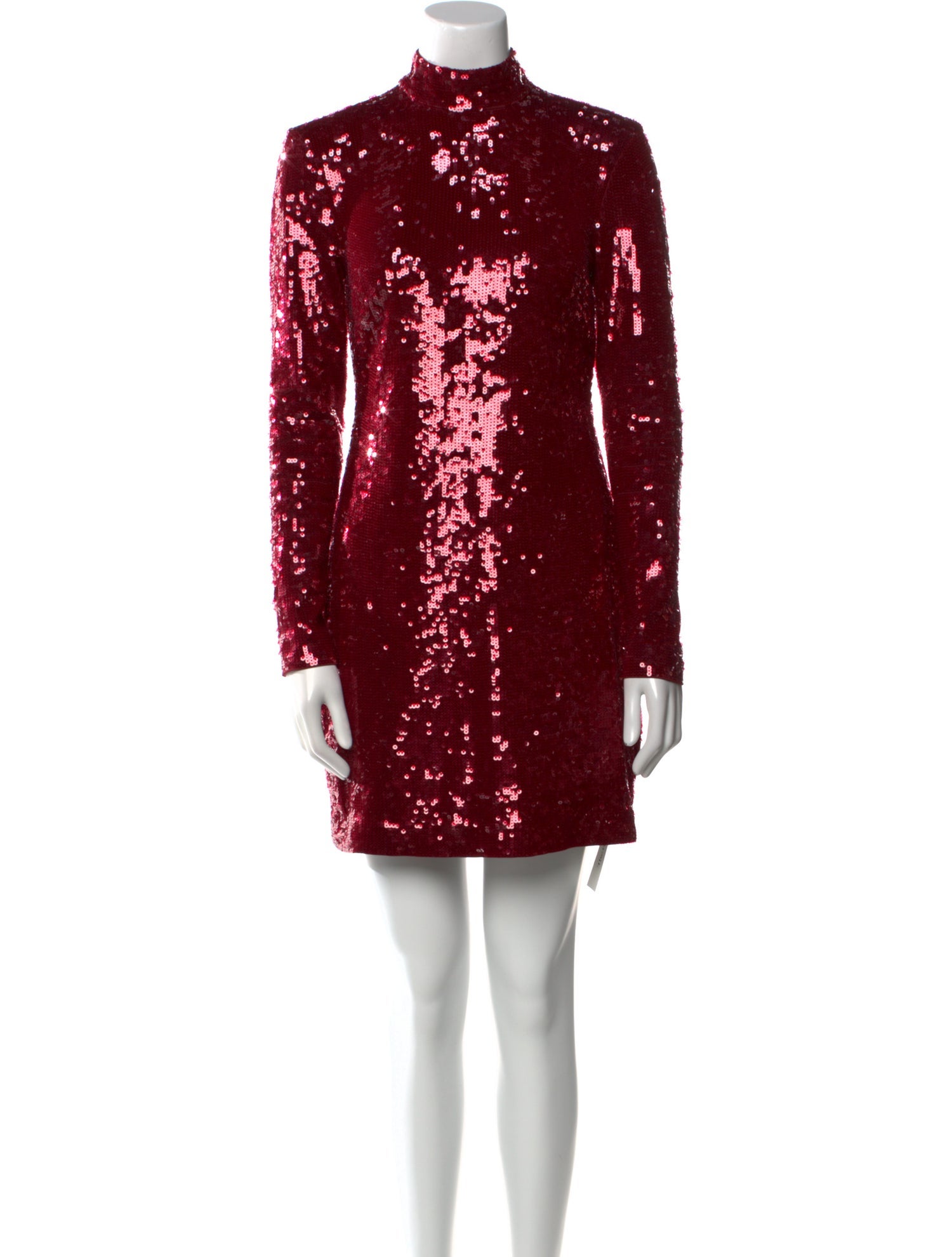 Veronica Beard Mock Neck Mini Dress