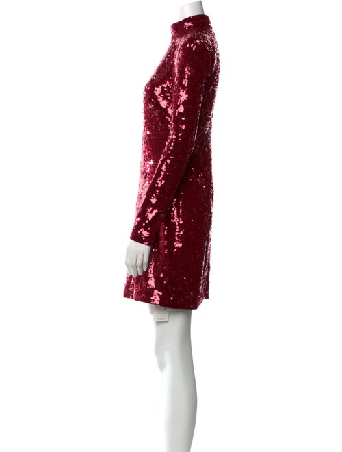 Veronica Beard Mock Neck Mini Dress