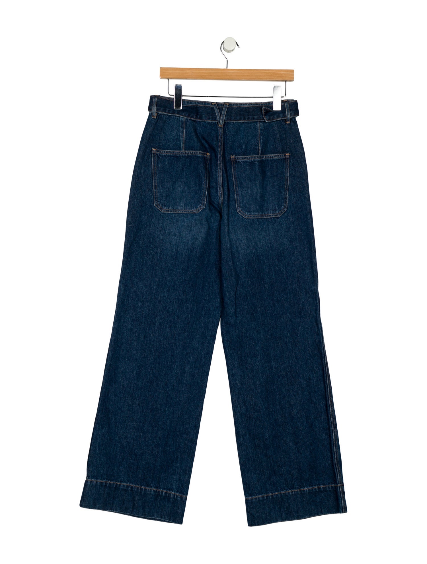 Veronica Beard High-Rise Wide Leg Jeans