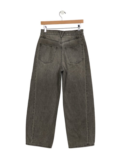Veronica Beard High-Rise Wide Leg Jeans