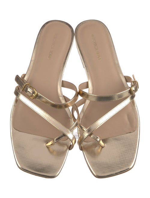 Veronica Beard Leather Slides