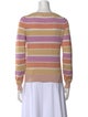Veronica Beard Striped Scoop Neck Sweater
