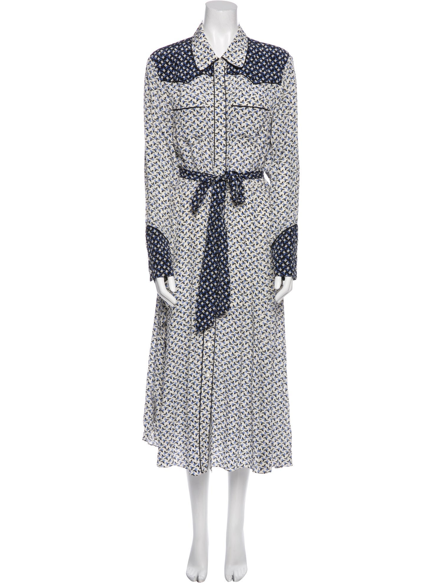 Veronica Beard Silk Long Dress