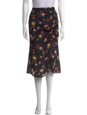 Veronica Beard Silk Midi Length Skirt