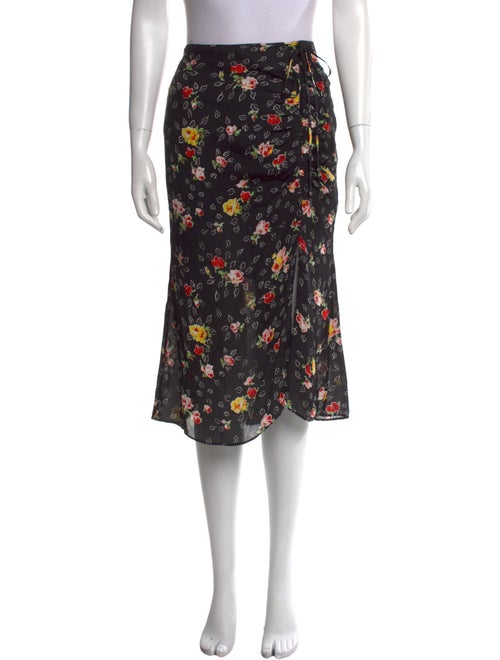 Veronica Beard Silk Midi Length Skirt