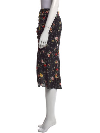 Veronica Beard Silk Midi Length Skirt