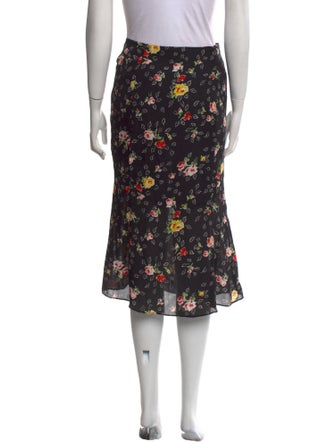 Veronica Beard Silk Midi Length Skirt