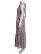 Veronica Beard Floral Print Long Dress